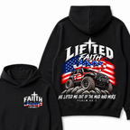 Lifted Faith He Lifted Me Out Of The Mud And Mire Psalm 40:2 Faith Jeep Est. Year Hoodie
