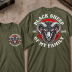 Custom Your Year Black Sheep Of My Family EST.Year T-shirt