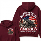 I May Be Old But I Got To See America Before It Went To Shit Boomer Est. Year Hoodie