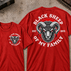 Custom Your Year Black Sheep Of My Family EST.Year T-shirt