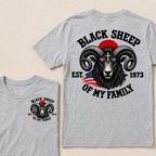 Custom Your Year Black Sheep Of My Family T-shirt