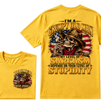I'm A Grumpy Old Man. My Level Of Sarcasm Depends On Your Level Of Stupidity Boomer Est. Year Tee