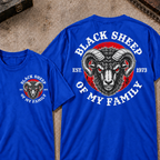 Custom Your Year Black Sheep Of My Family EST.Year T-shirt