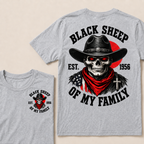 Custom Your Year Black Sheep Of My Family T-shirt