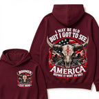 I May Be Old But I Got To See America Before It Went To Shit Boomer EST.Year Hoodie