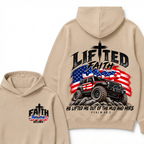 Lifted Faith He Lifted Me Out Of The Mud And Mire Psalm 40:2 Faith Jeep Est. Year Hoodie