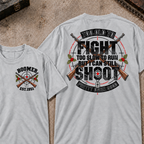 EST.Year Too Old To Fight Too Slow To Run But I Can Still Shoot Crossed Rifle Vintage T-Shirt