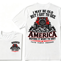I May Be Old But I Got To See America Before It Went To Shit EST.Year Offroad Jeep Faith Family Freedom T-Shirt