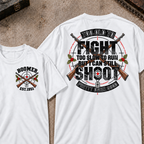 EST.Year Too Old To Fight Too Slow To Run But I Can Still Shoot Crossed Rifle Vintage T-Shirt