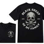 Custom EST.Year Customize GenX Black Sheep Of My Family T-Shirt