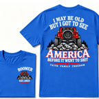 I May Be Old But I Got To See America Before It Went To Shit EST.Year Offroad Jeep Faith Family Freedom T-Shirt