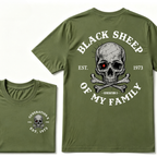 Custom EST.Year Customize GenX Black Sheep Of My Family T-Shirt