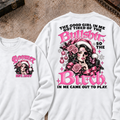 The Good Girl In Me Got Tired Of The Bullshit So The Bitch In Me Came Out To Play EST.Year Sugar Skull Christmas Graphic Sweatshirt