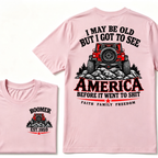 I May Be Old But I Got To See America Before It Went To Shit EST.Year Offroad Jeep Faith Family Freedom T-Shirt
