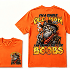 Custom Year I'm A Simple Old Man I Am Grumpy And I Like Boobs Generation EST.Year T-Shirt